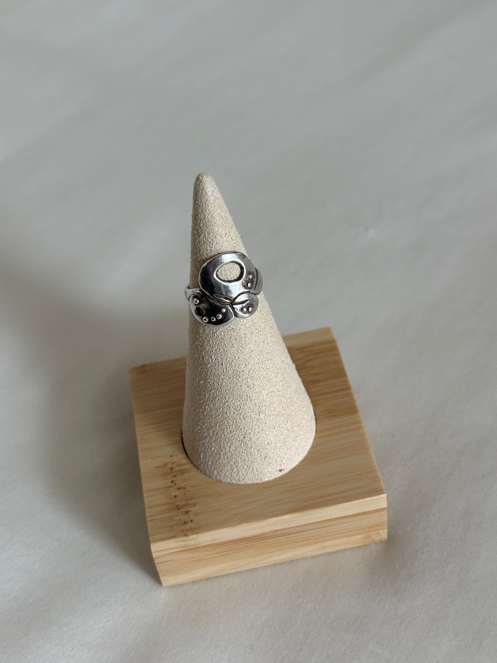 Sculptural Silver Ring