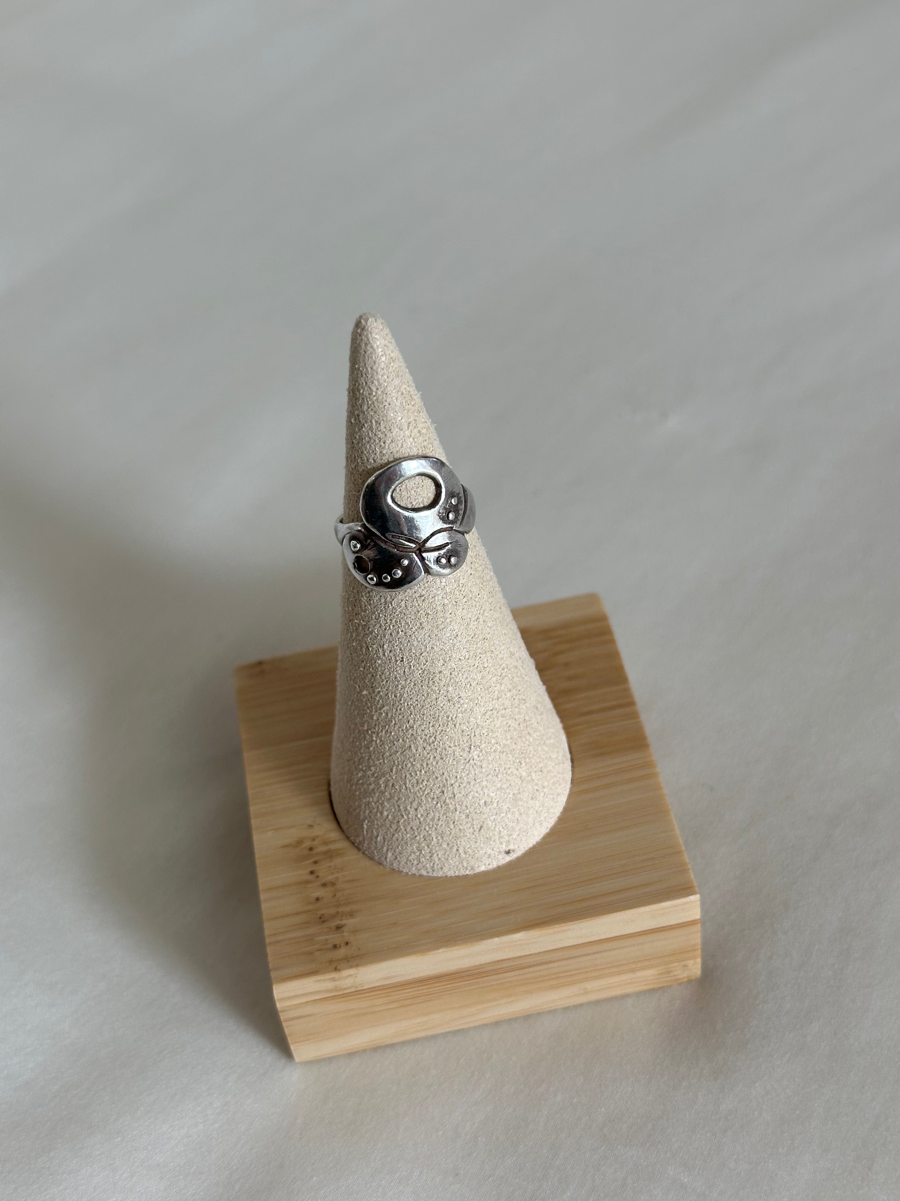 Sculptural Silver Ring