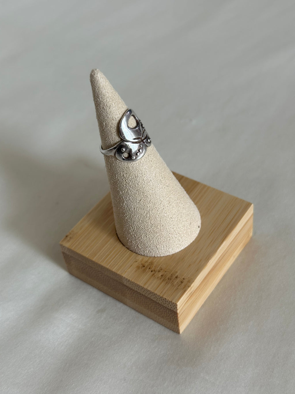 Sculptural Silver Ring