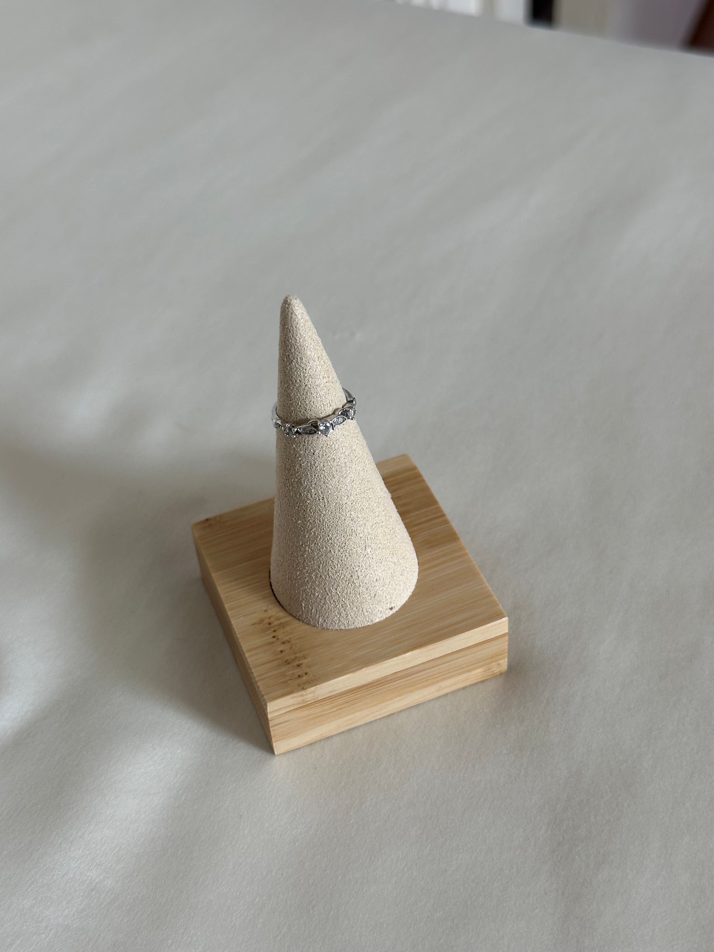 Sterling Silver Crystal Ring