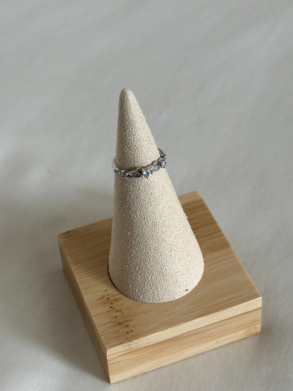 Sterling Silver Crystal Ring