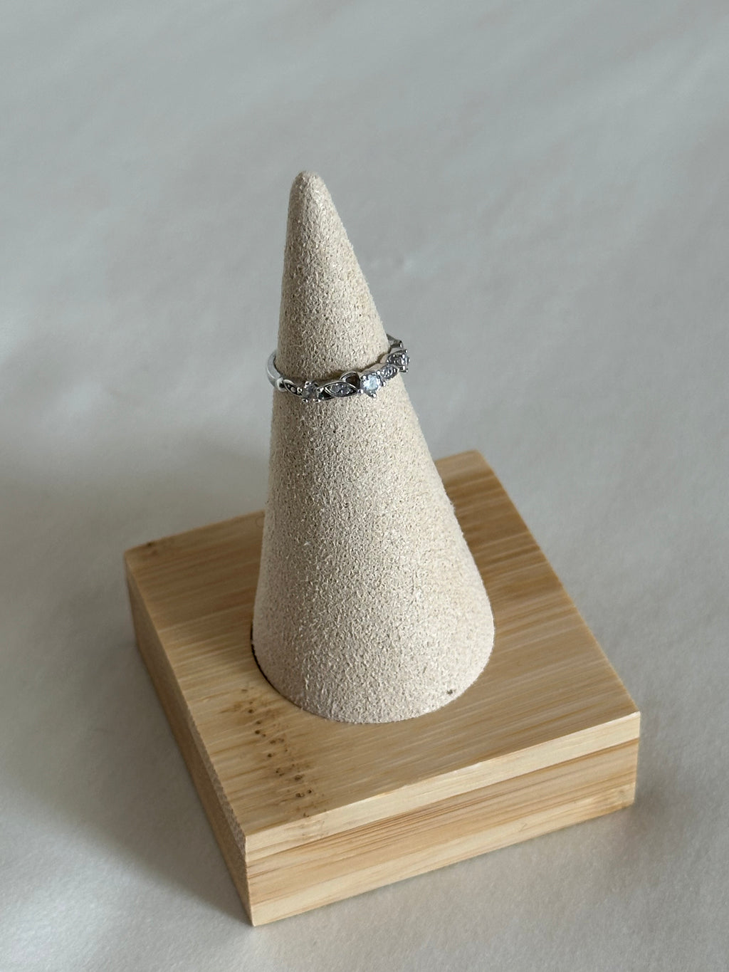 Sterling Silver Crystal Ring