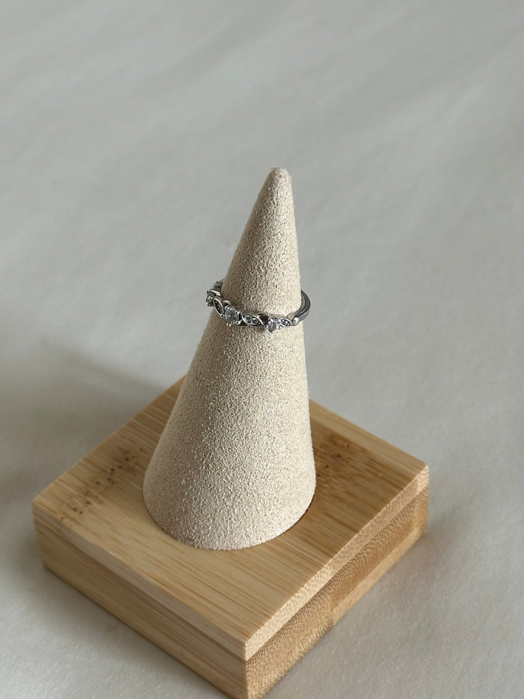 Sterling Silver Crystal Ring