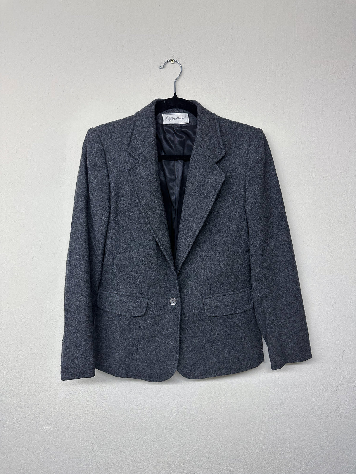 Evan Picone Tailored Wool Blazer