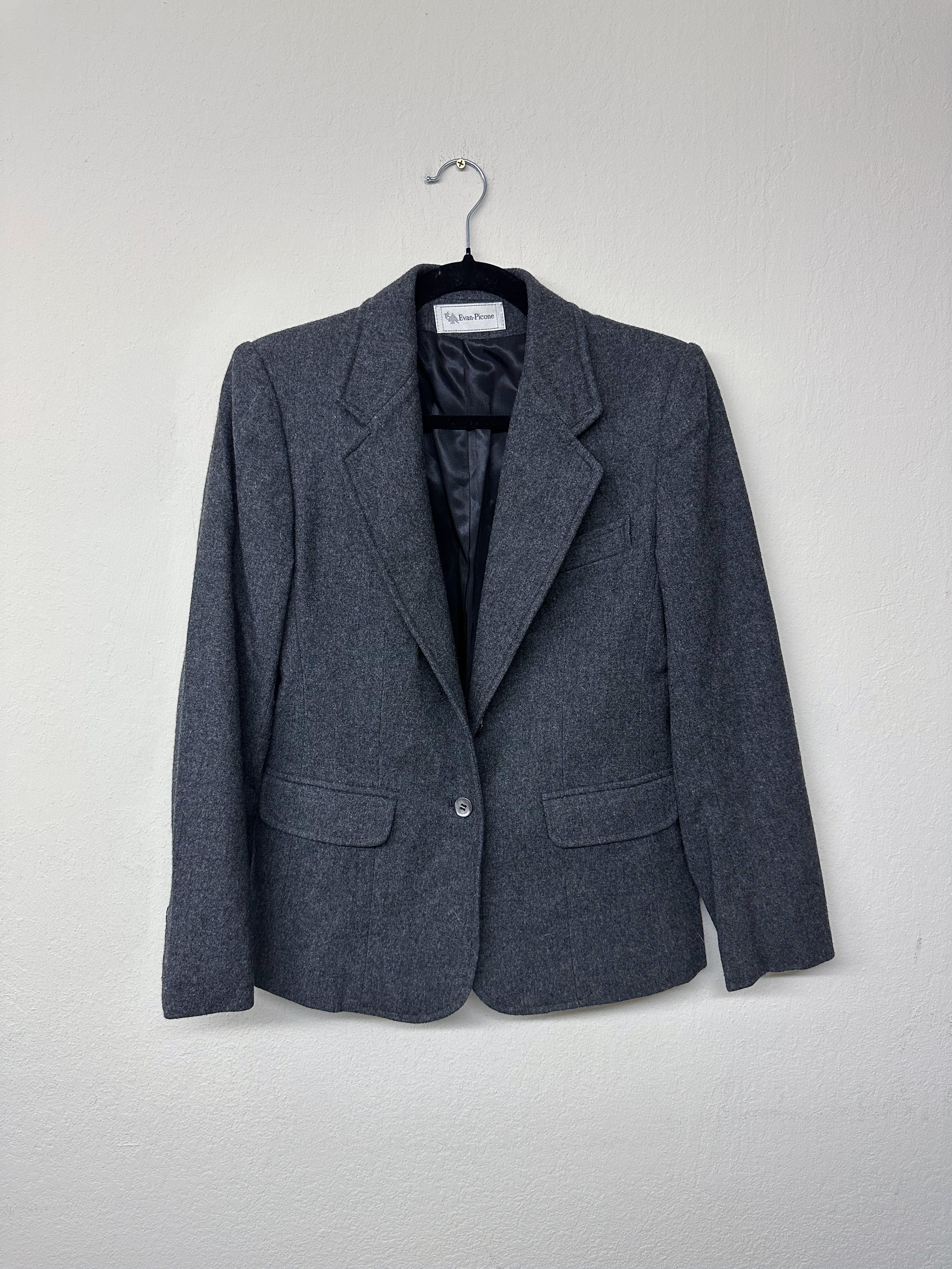 Evan Picone Tailored Wool Blazer