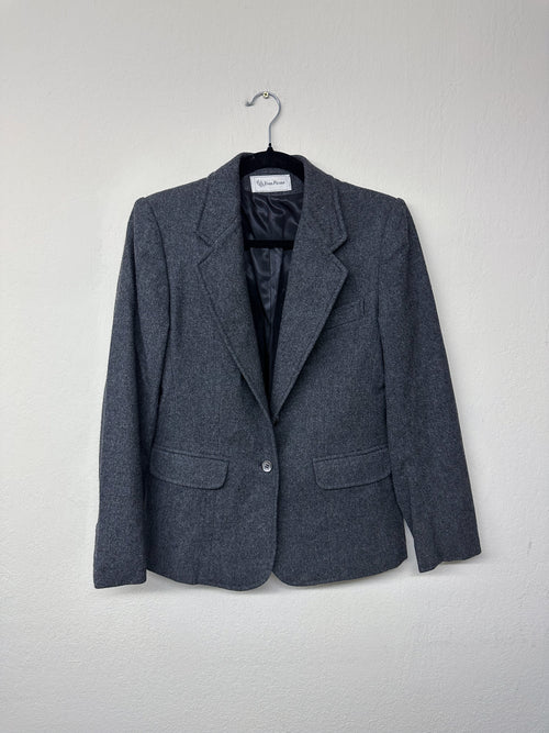 Evan Picone Tailored Wool Blazer