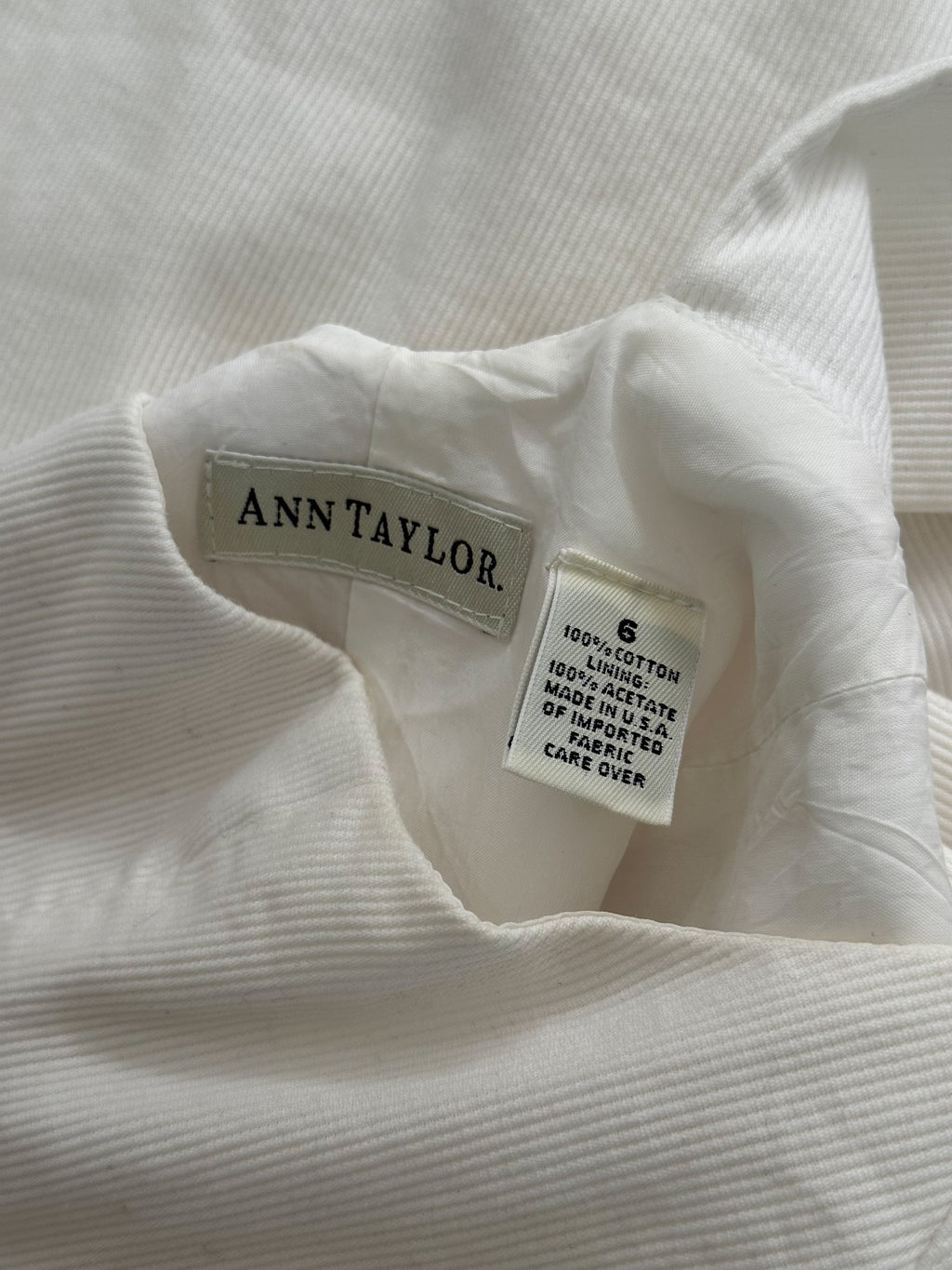 90s White Crossback Sheath Dress