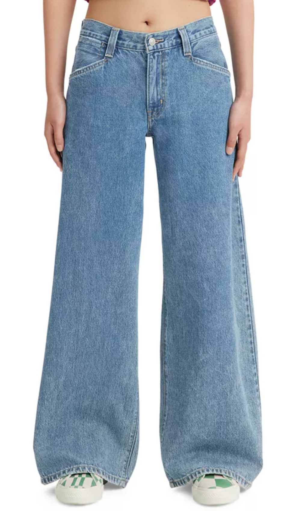 [Modern] Levi’s Baggy Wide Leg Jeans – Mid Rise