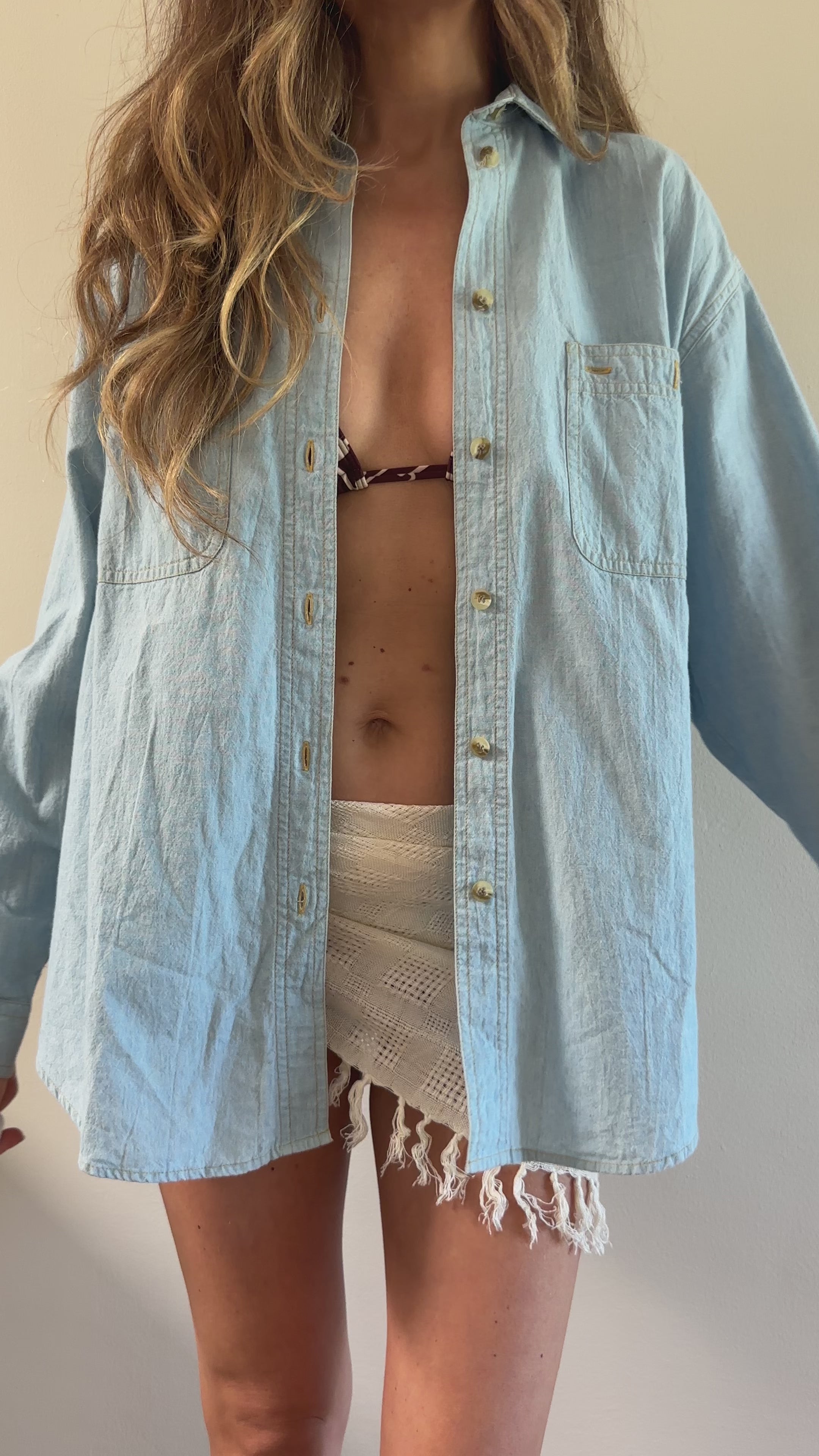 Light Wash Denim Shirt