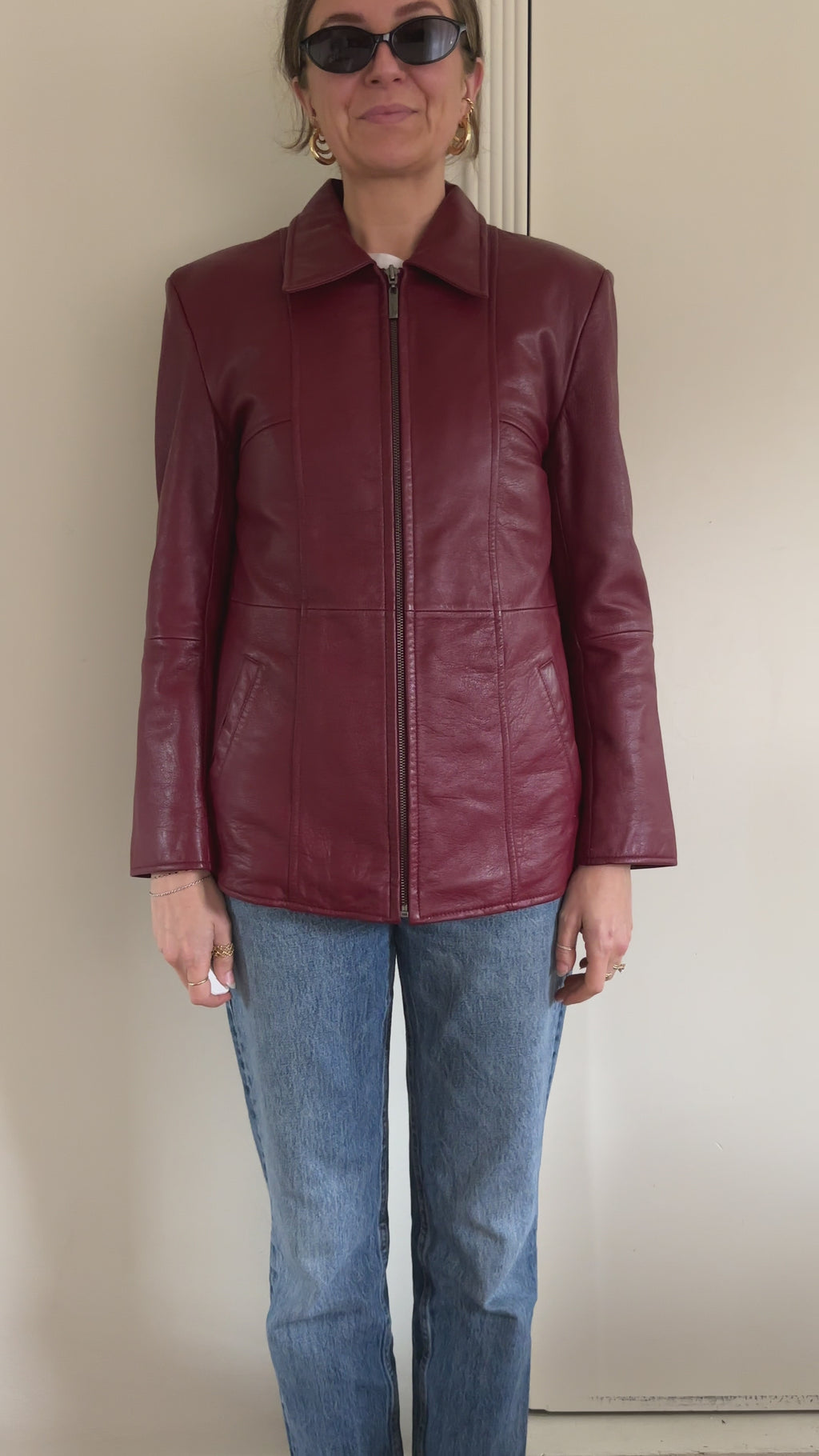 Pelle Studio Oxblood Leather Jacket (Wilson’s Leather)