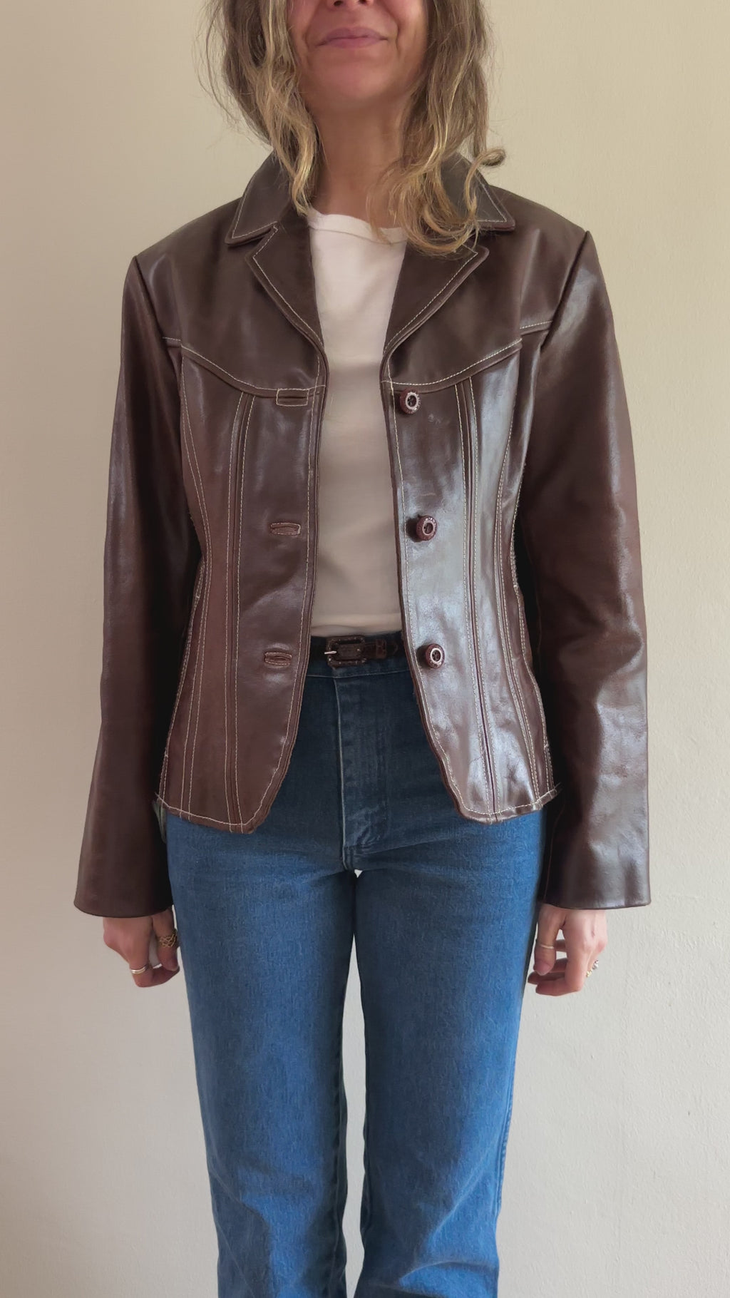 Wilson’s Maxima Brown Leather Jacket
