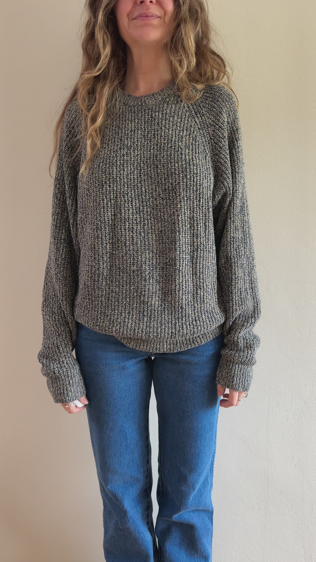 Marled Knit Sweater