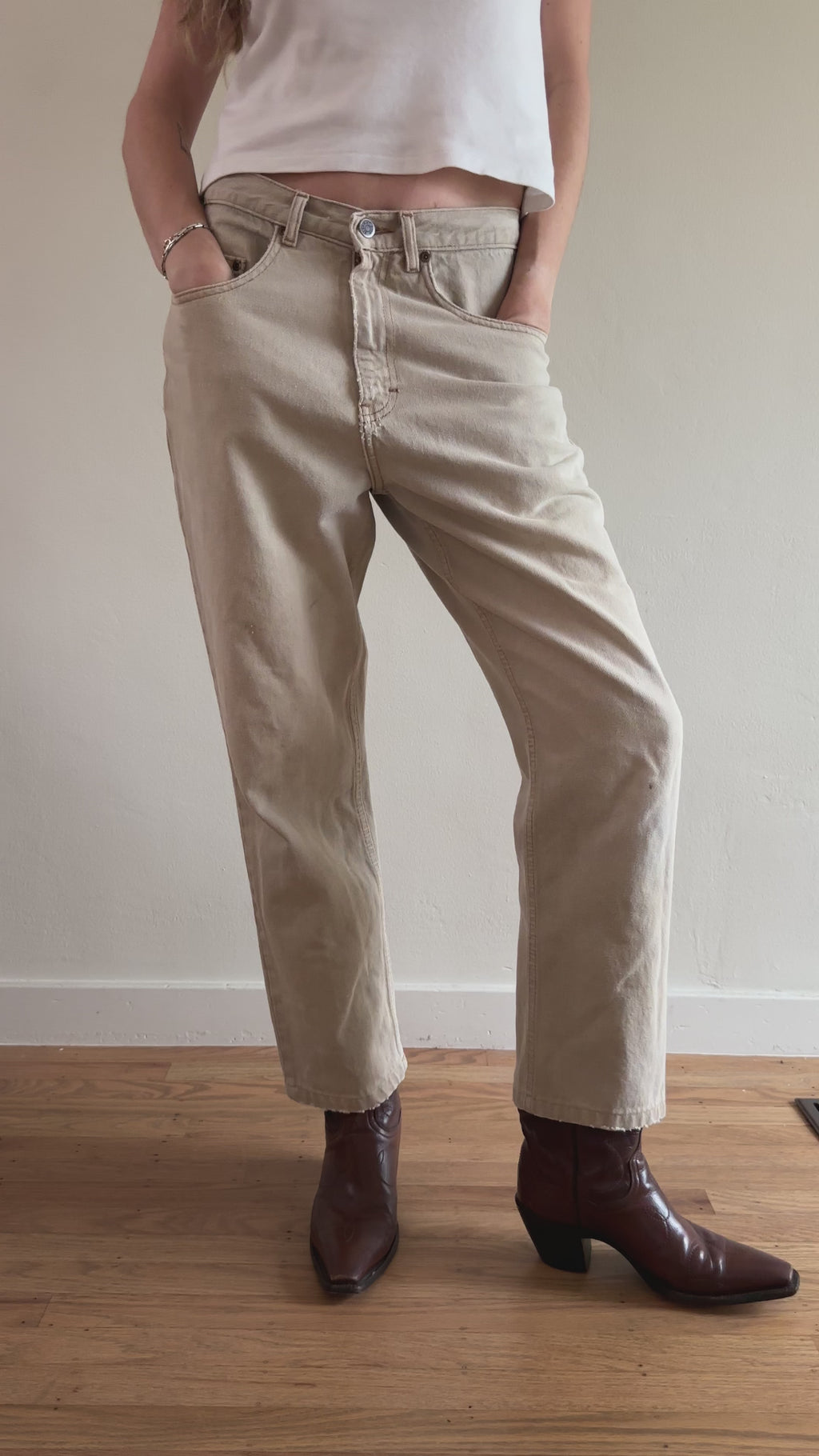 Loose-Fit Cotton Denim