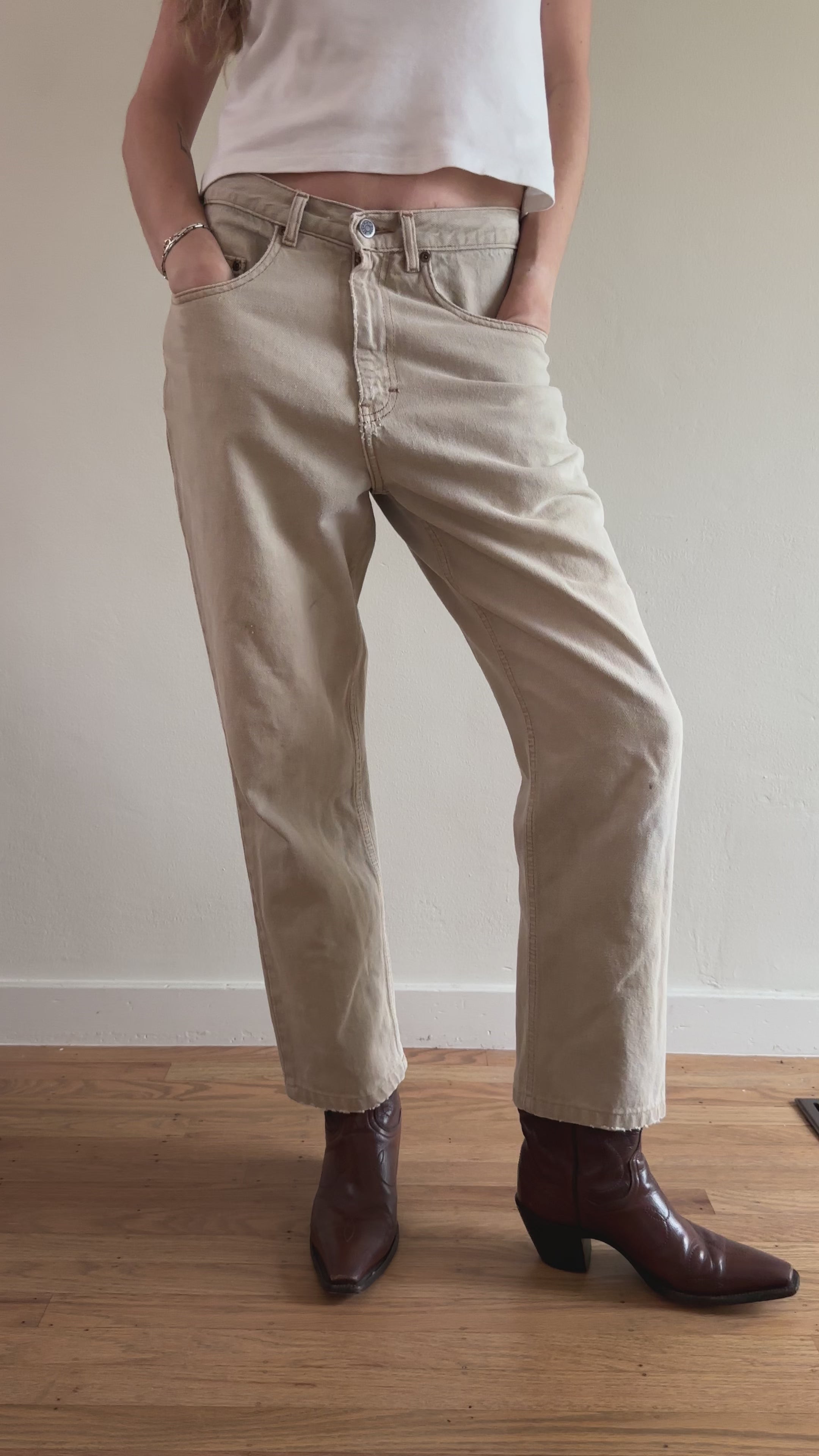 Loose-Fit Cotton Denim