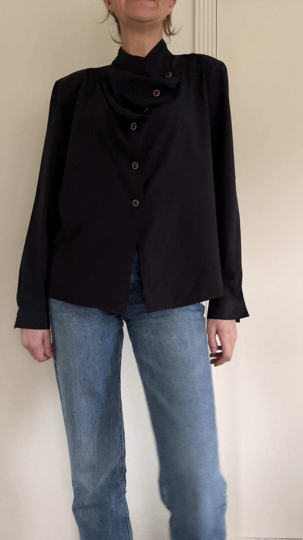 Ruffle Collar Blouse