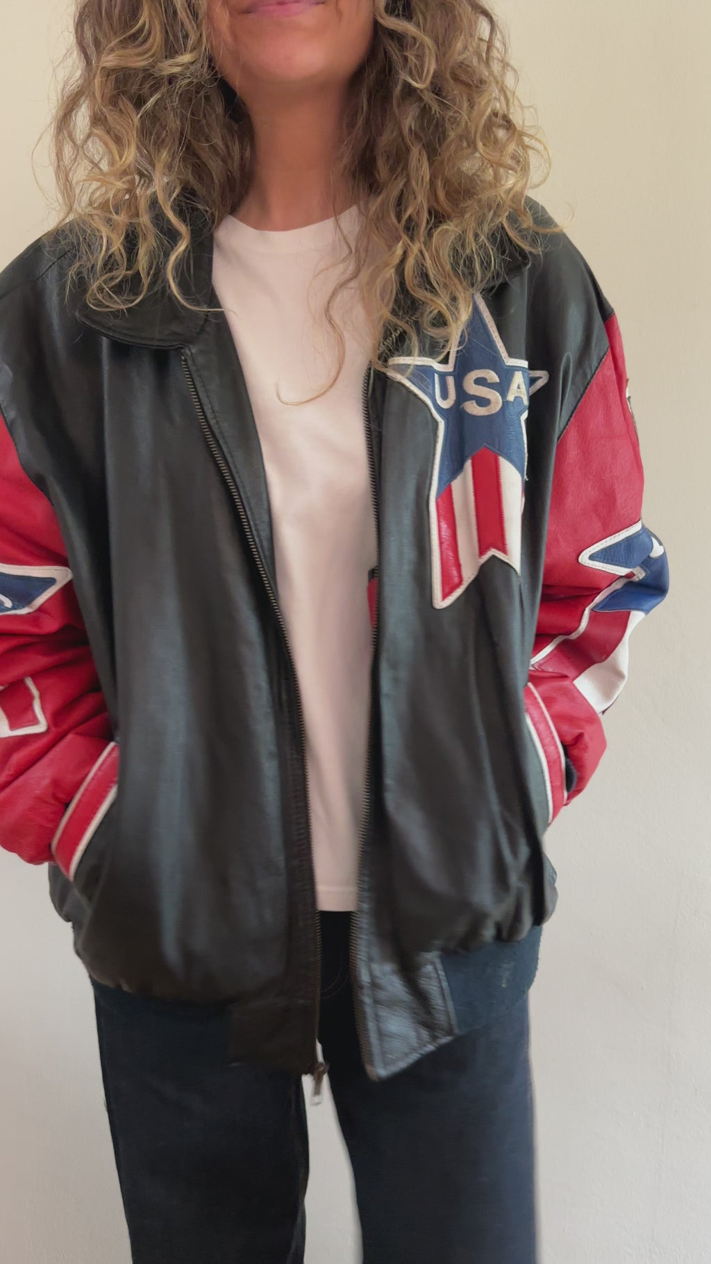 Michael Hoban WHEREMI USA Leather Jacket