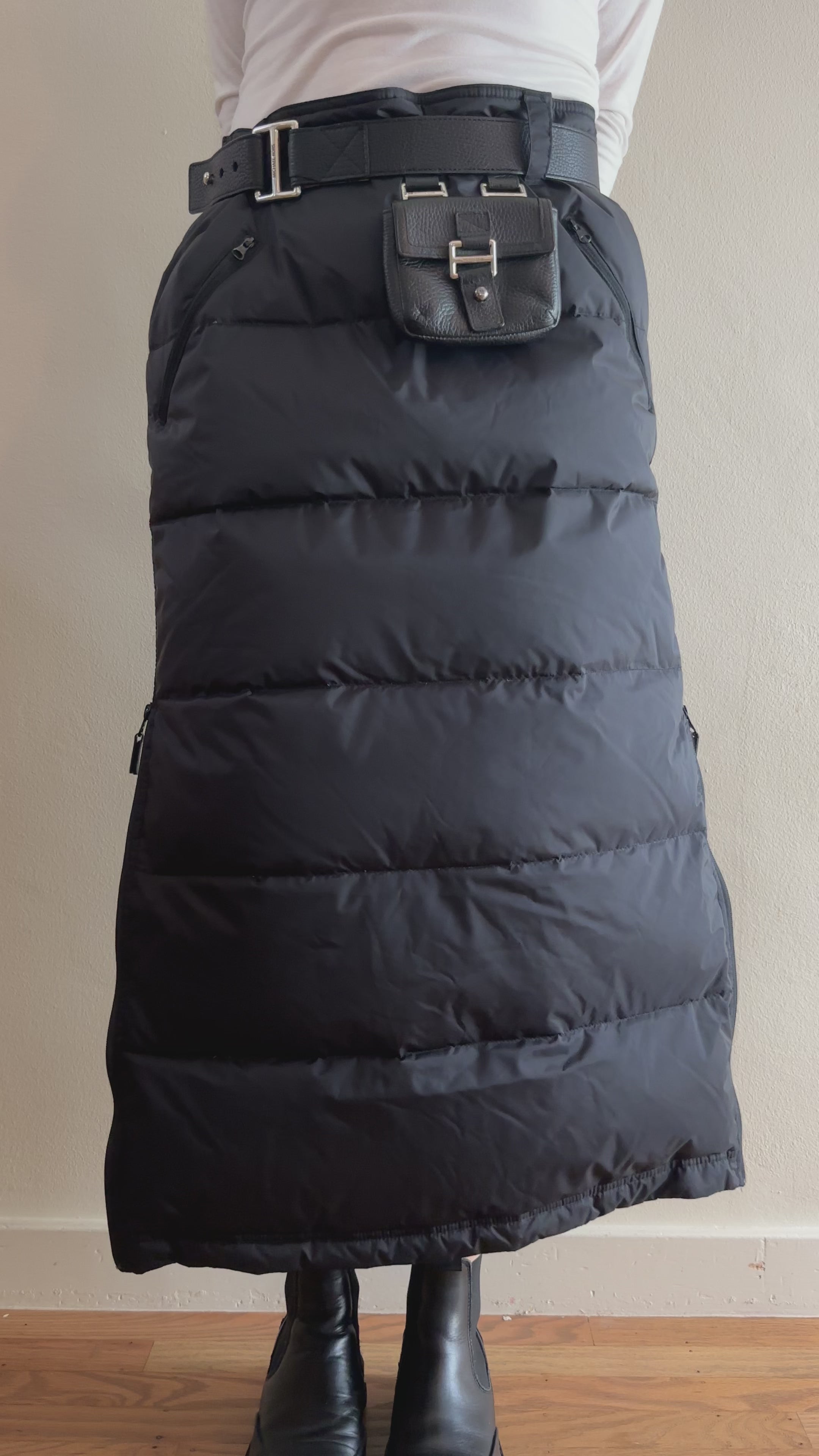 [modern] Puffer Down Skirt